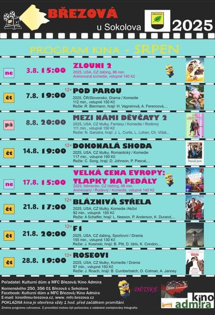 Kino program SRPEN