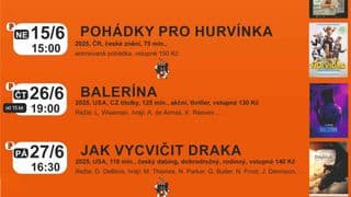 Kino program ČERVEN