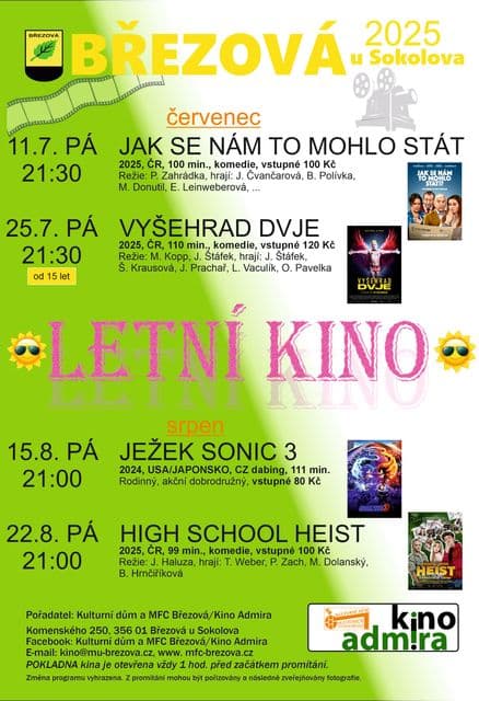 LETNÍ KINO V AMFITEÁTRU